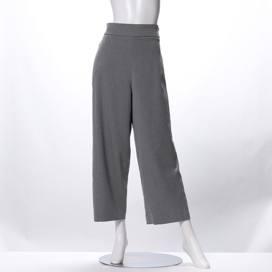 バックシャーリングデザインストレートパンツ