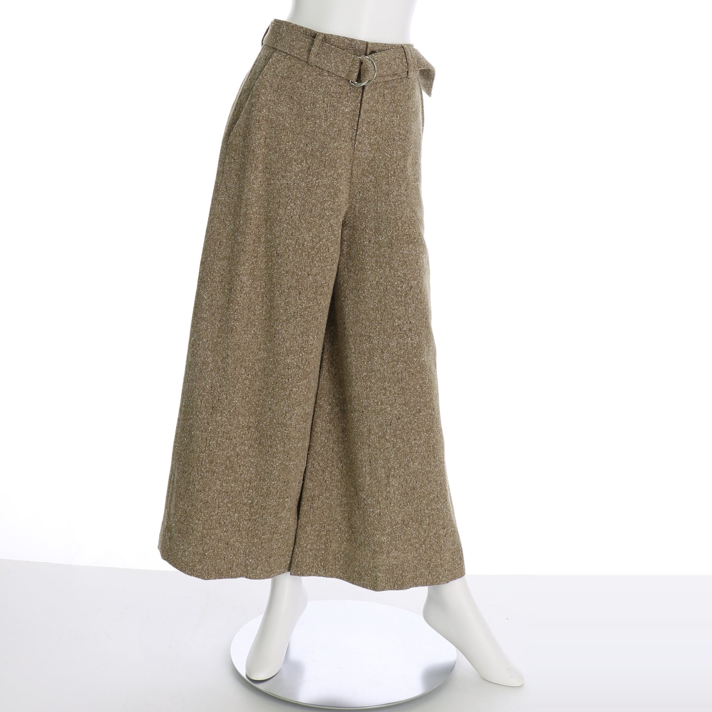 Dカンベルト付きワイドパンツ