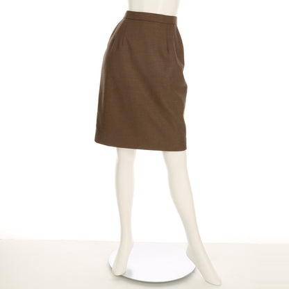 バックファスナーデザインタイトスカート