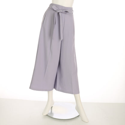 リボンベルトタック入りワイドパンツ