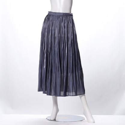 光沢感ギャザースカート