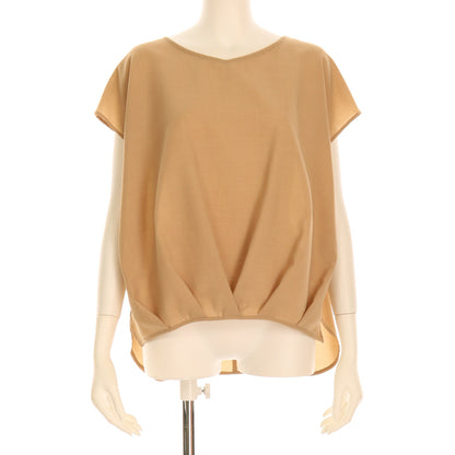 裾タックデザインブラウス