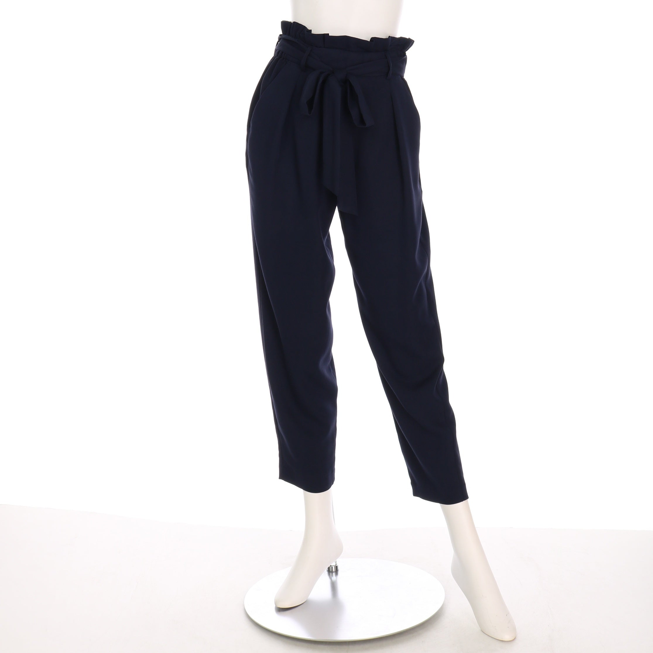 ラッピングウエストテーパードパンツ