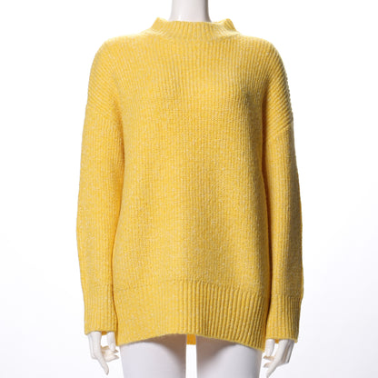 オフネックドロップショルダーニット