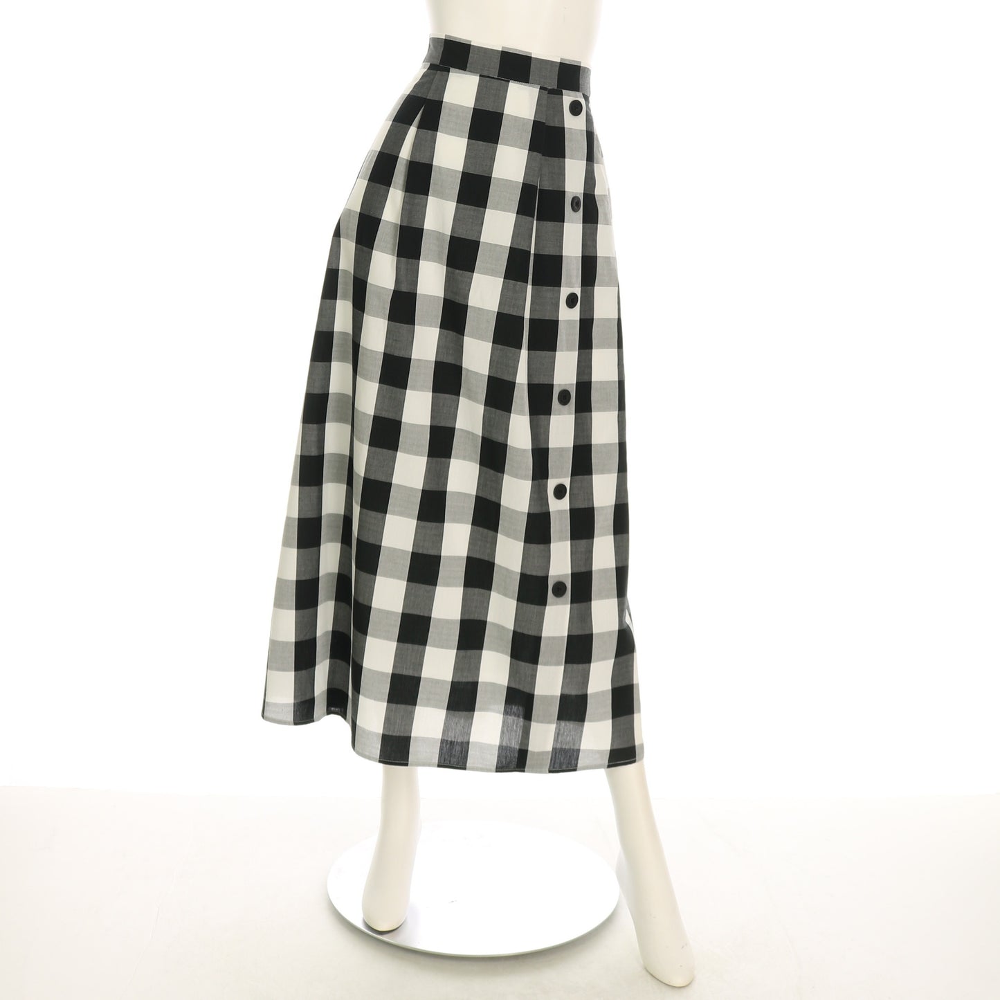 ビックチェックギンガムチェック柄スカート