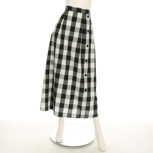 ビックチェックギンガムチェック柄スカート