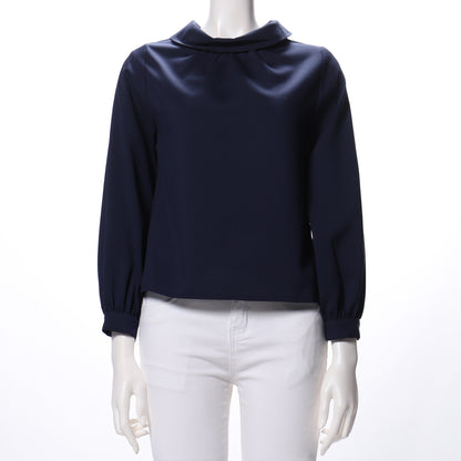 ロールカラーブラウス