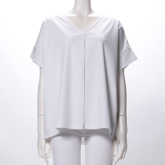 フロントタックデザインＶネックカットソー