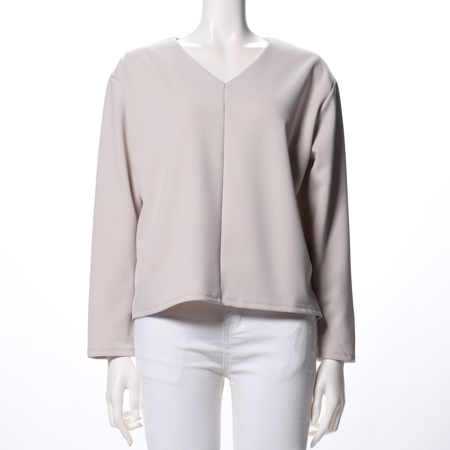 ストレッチVネックカットソー