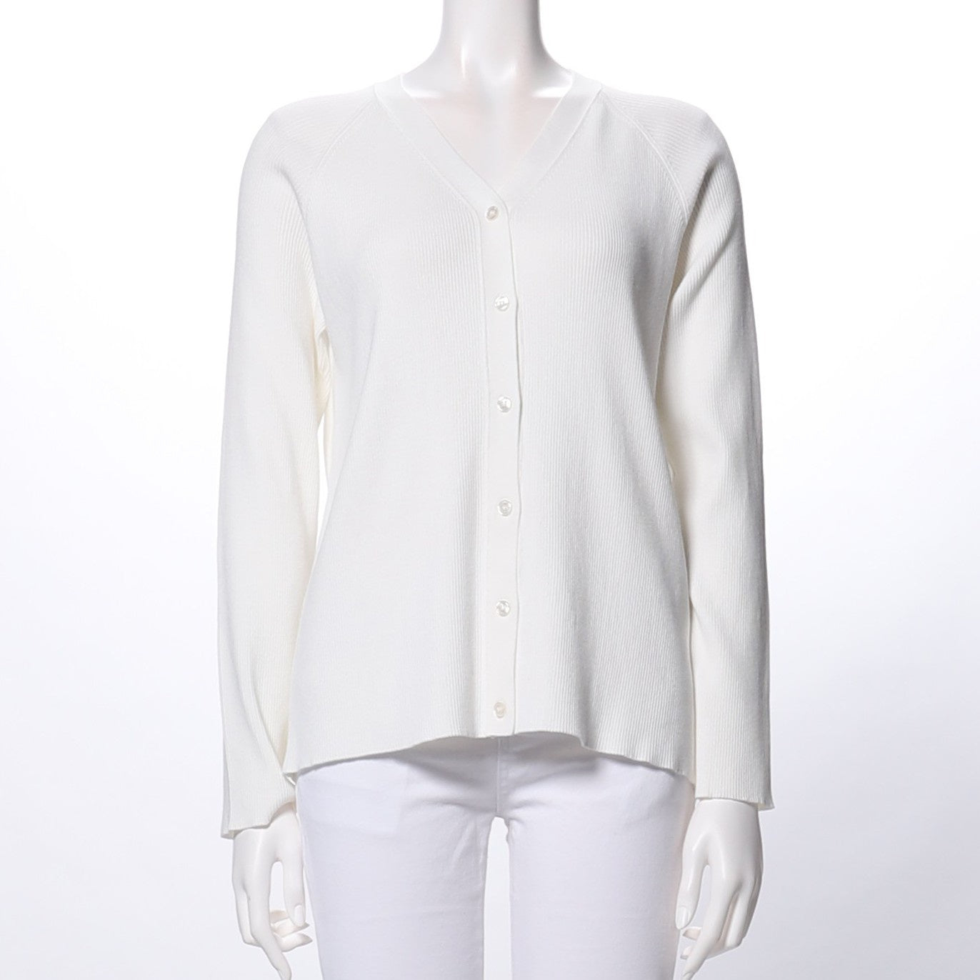 Vネックニットカーディガン