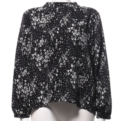 小花柄ブラウス