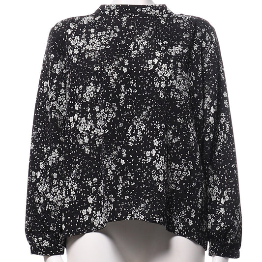 小花柄ブラウス