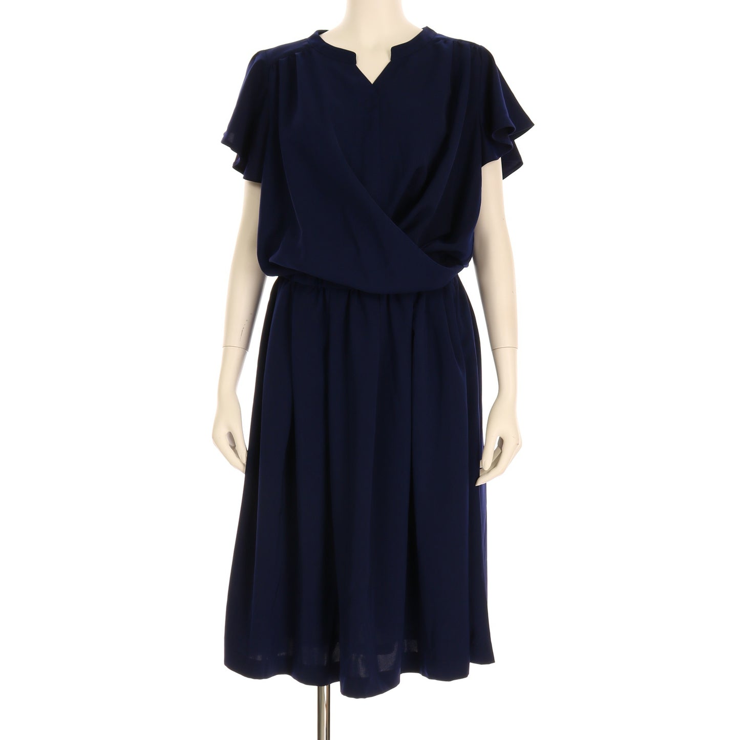 カシュクールデザインエレガントワンピース