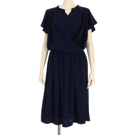 カシュクールデザインエレガントワンピース