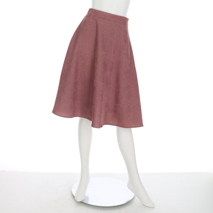 コーデュロイフレアスカート