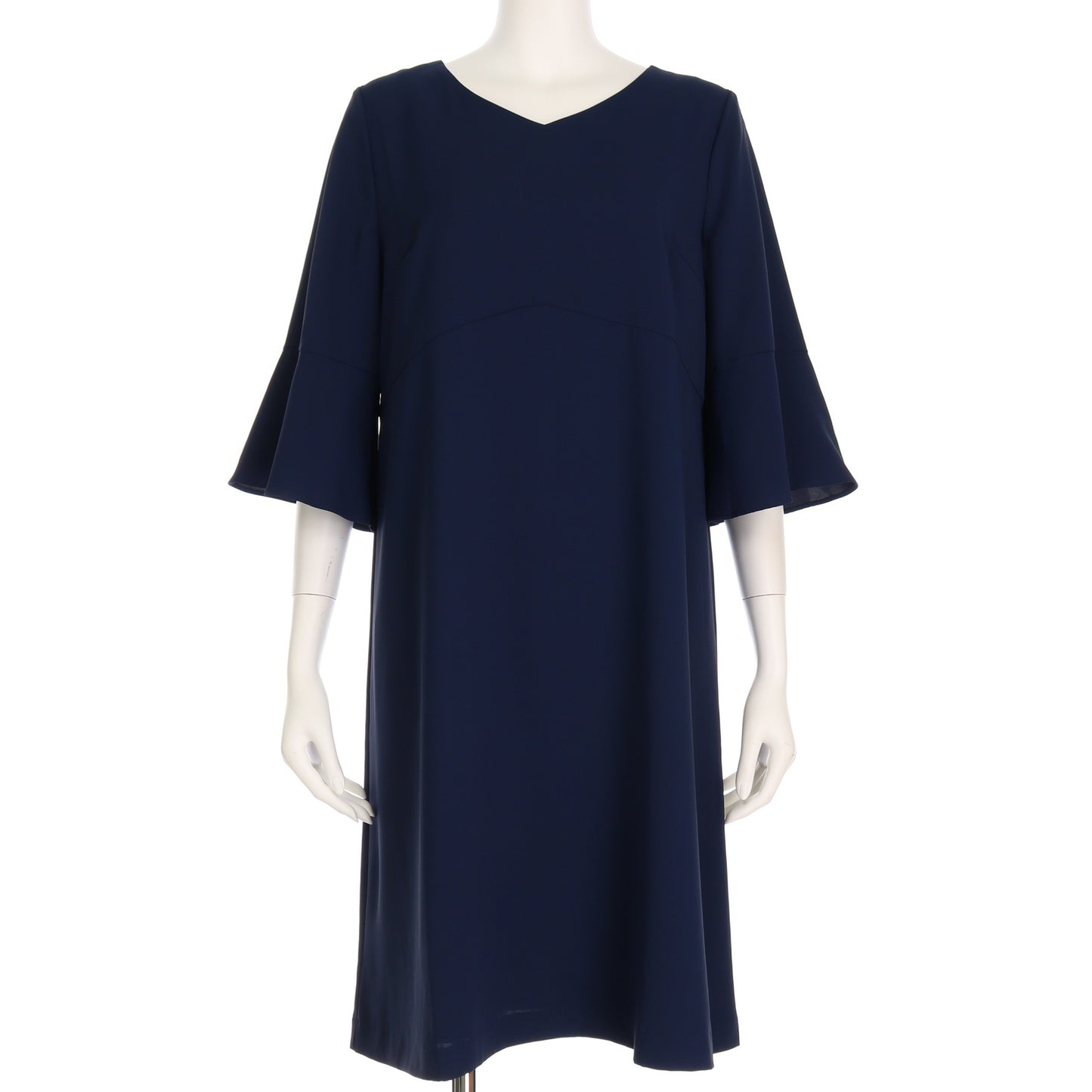 袖フレアワンピース