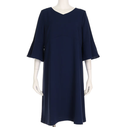 袖フレアワンピース