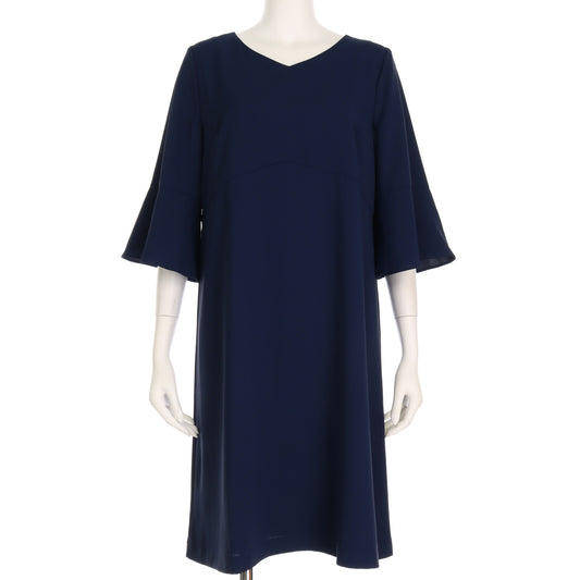 袖フレアワンピース