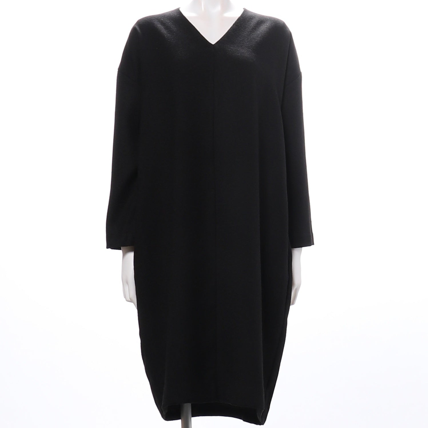 ツイードコクーンシルエットVネックワンピース