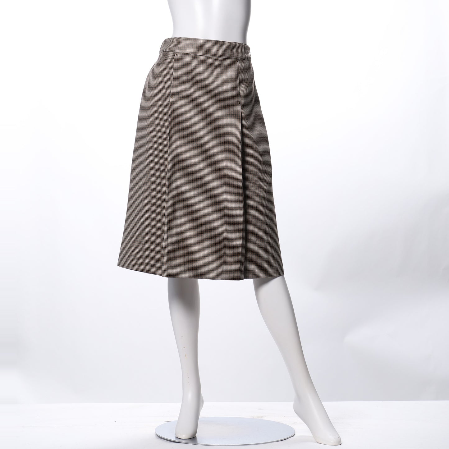 チェック柄ボックスプリーツスカート