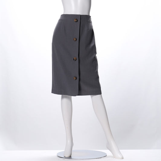 フロントボタンデザインタイトスカート