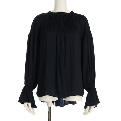 ギャザーキャンディースリーブブラウス