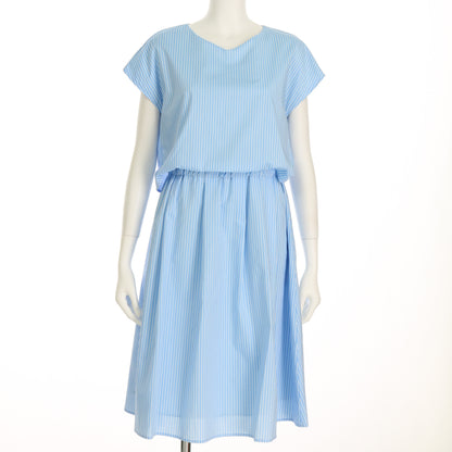 ストライプ柄セットアップ風ワンピース