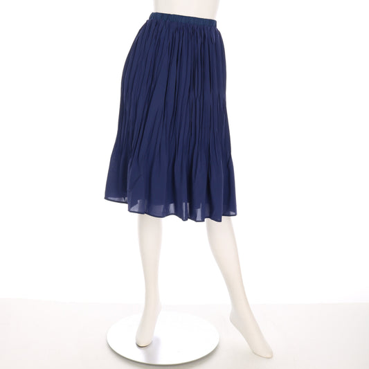 裾消しプリーツスカート