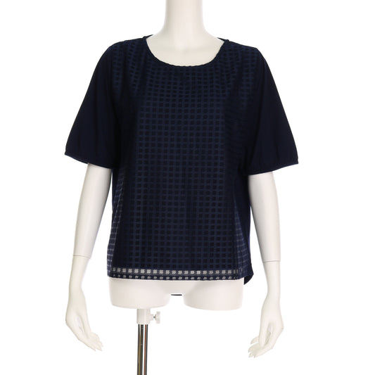 フロント異素材切り替えカットソー