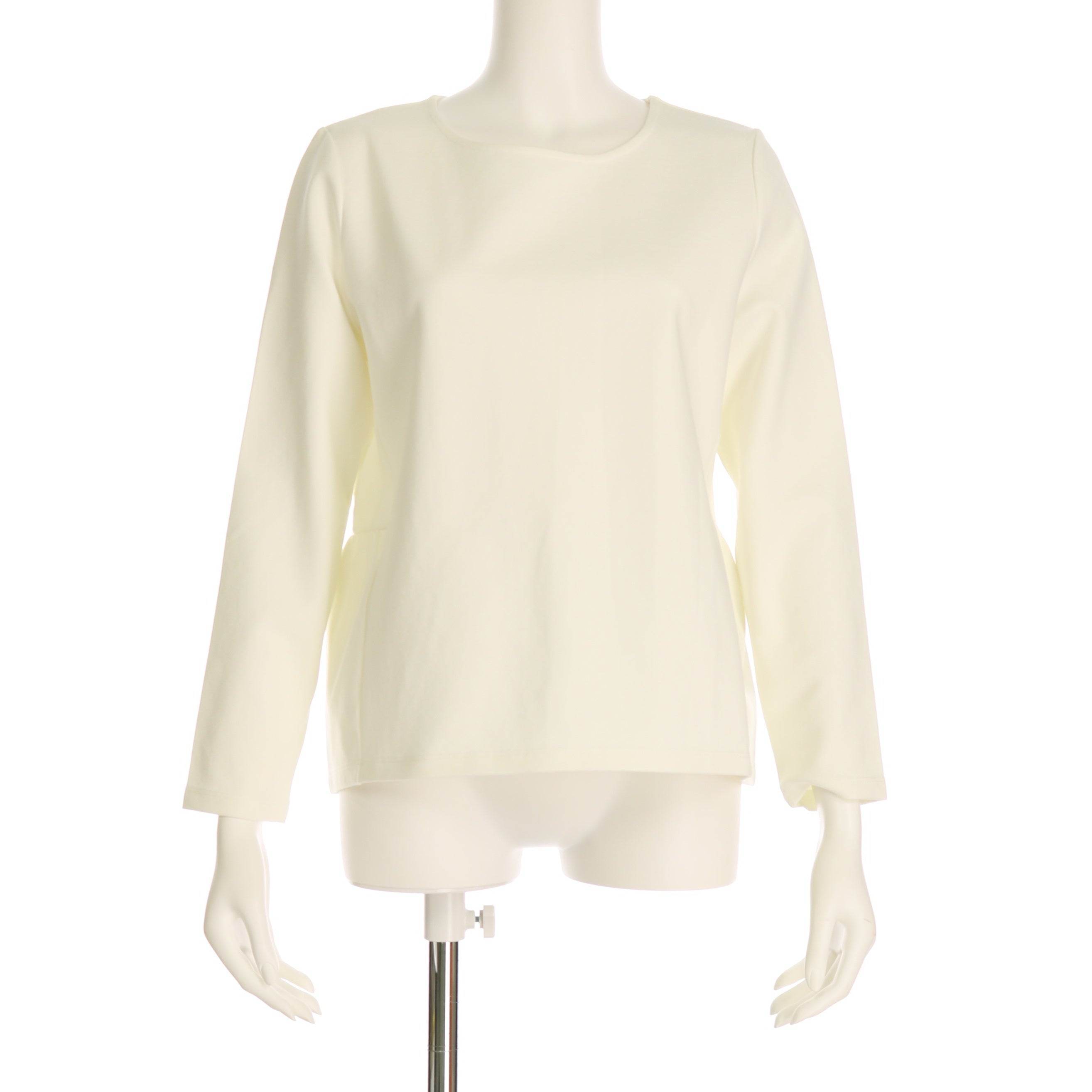 裾フリルウエストギャザー切り替えカットソー