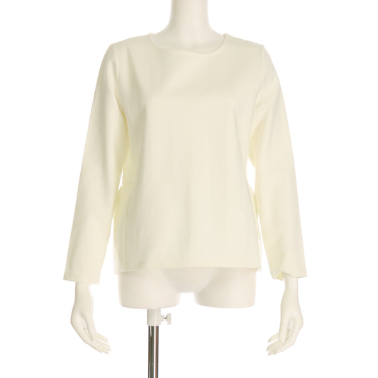 裾フリルウエストギャザー切り替えカットソー