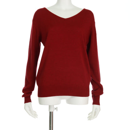 ベーシックVネックニット