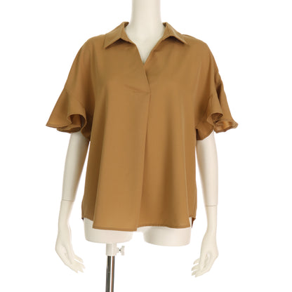 フレアスリーブスキッパーブラウス