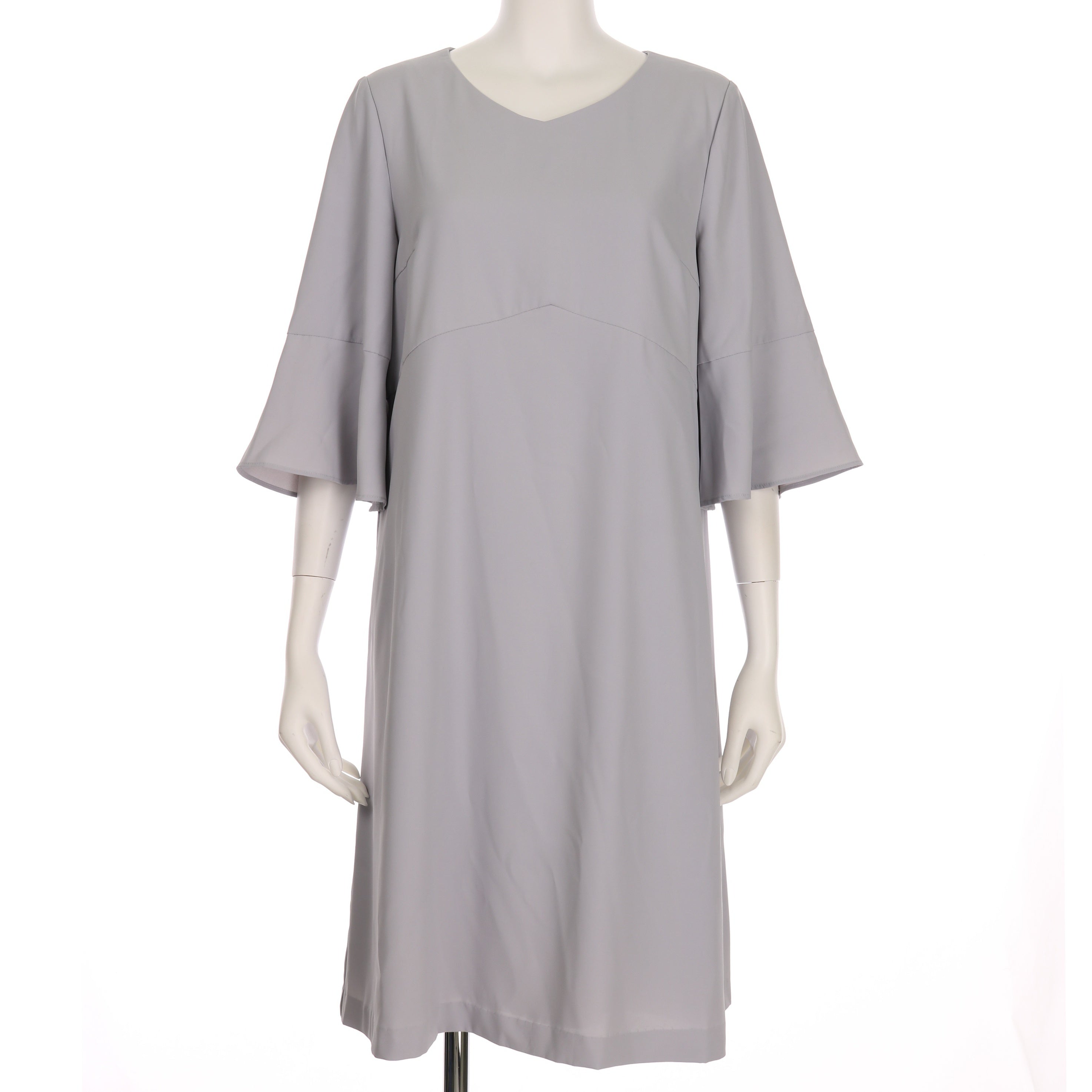 袖フレアワンピース