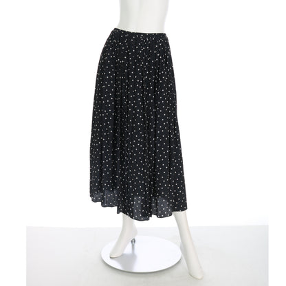 ドット柄ギャザースカート