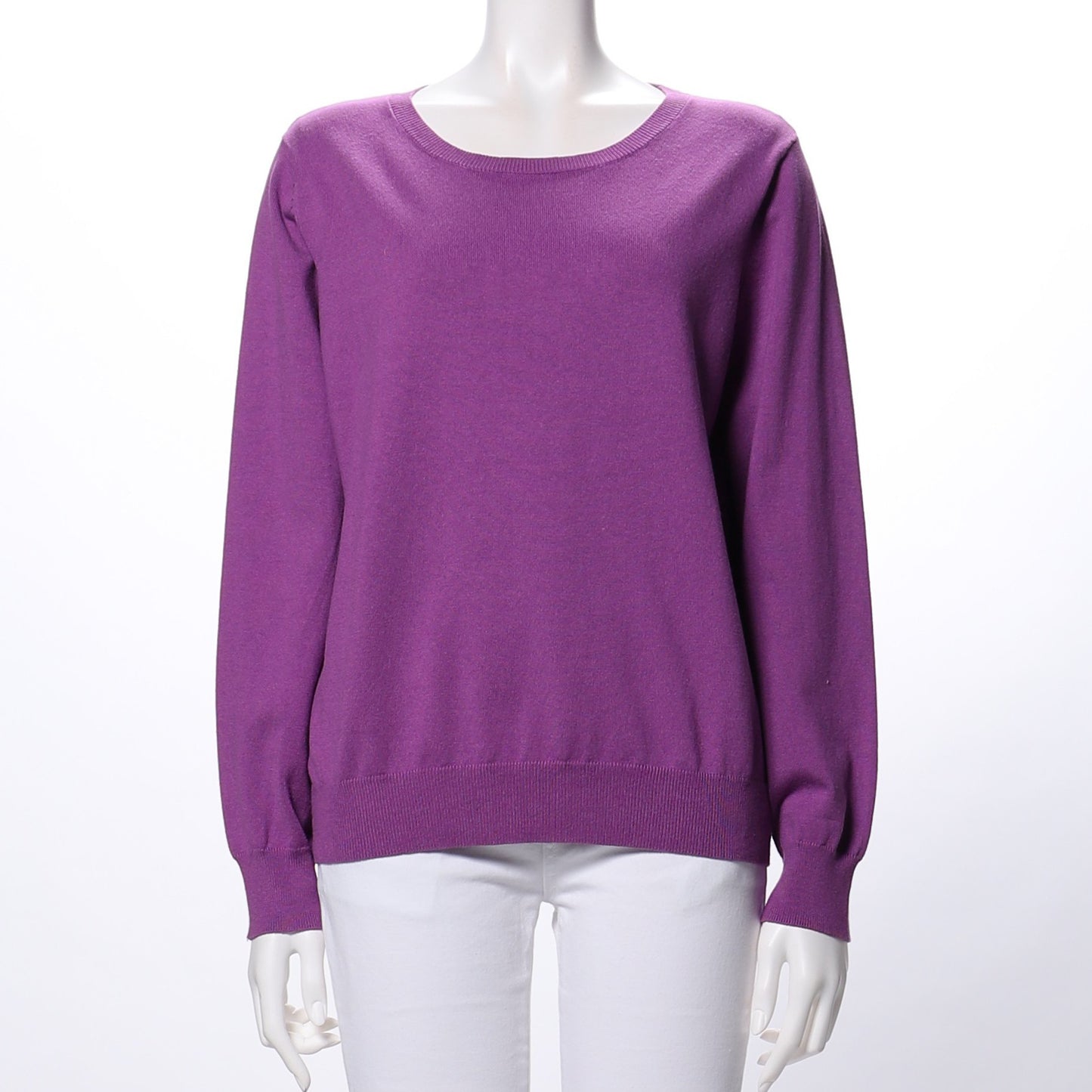 ラウンドネックニット