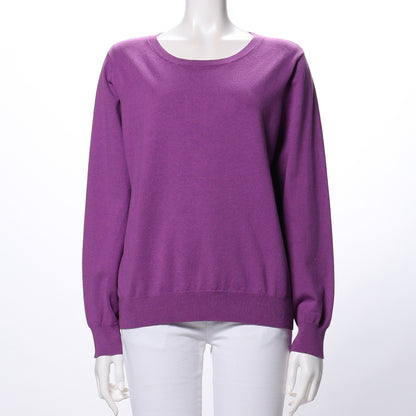 ラウンドネックニット