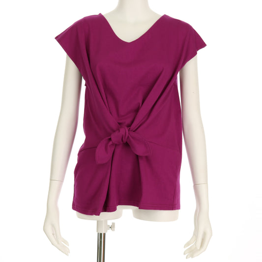 固結びデザインカットソー