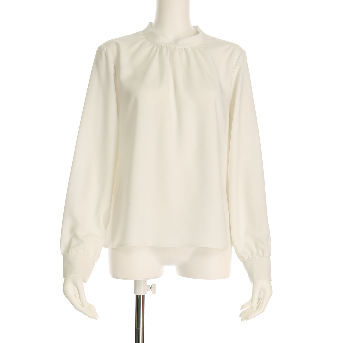 スタンドカラーブラウス