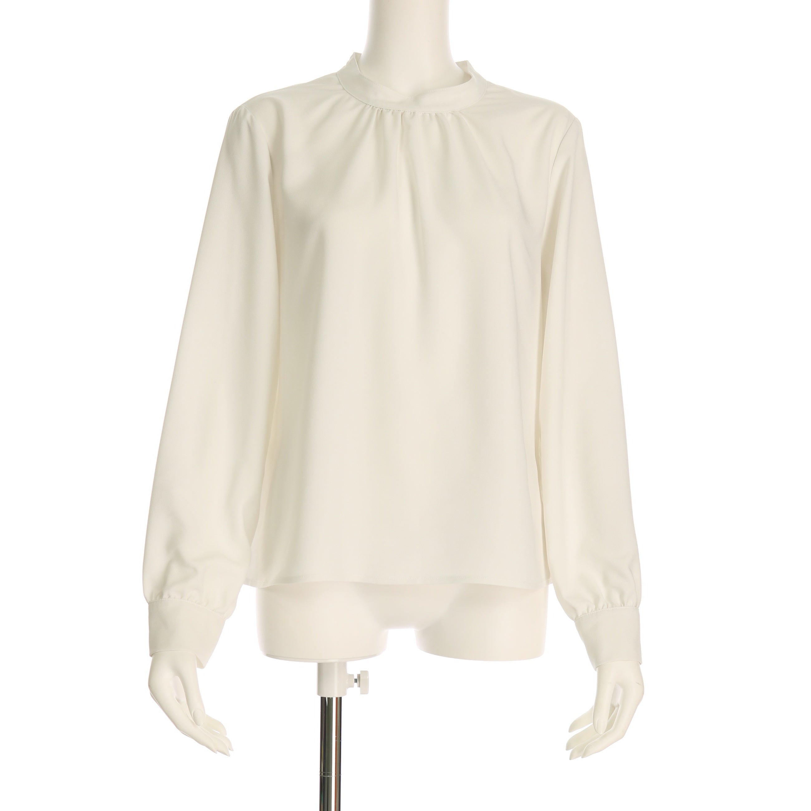 スタンドカラーブラウス