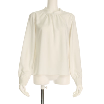 スタンドカラーブラウス