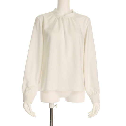 スタンドカラーブラウス