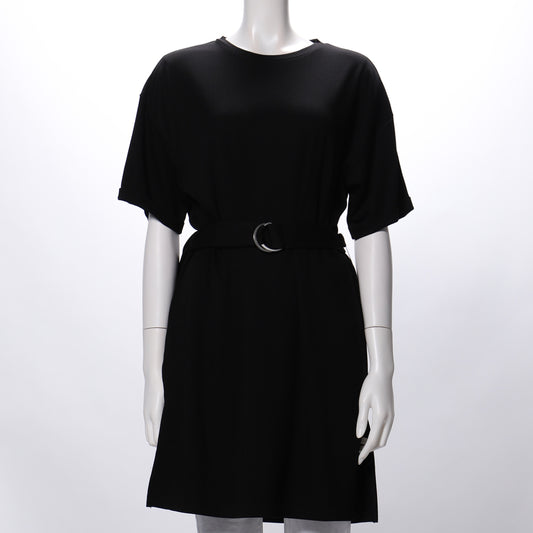 サイドスリットベルト付きトップス