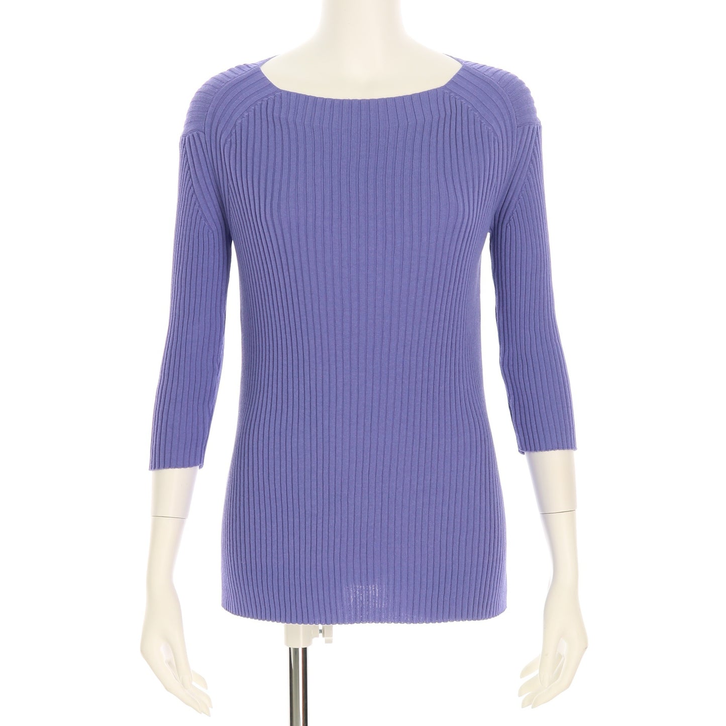 きれいめリブニットプルオーバー