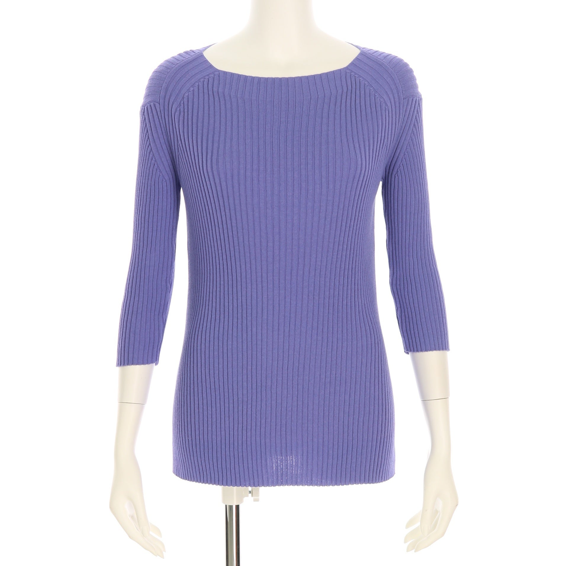 きれいめリブニットプルオーバー