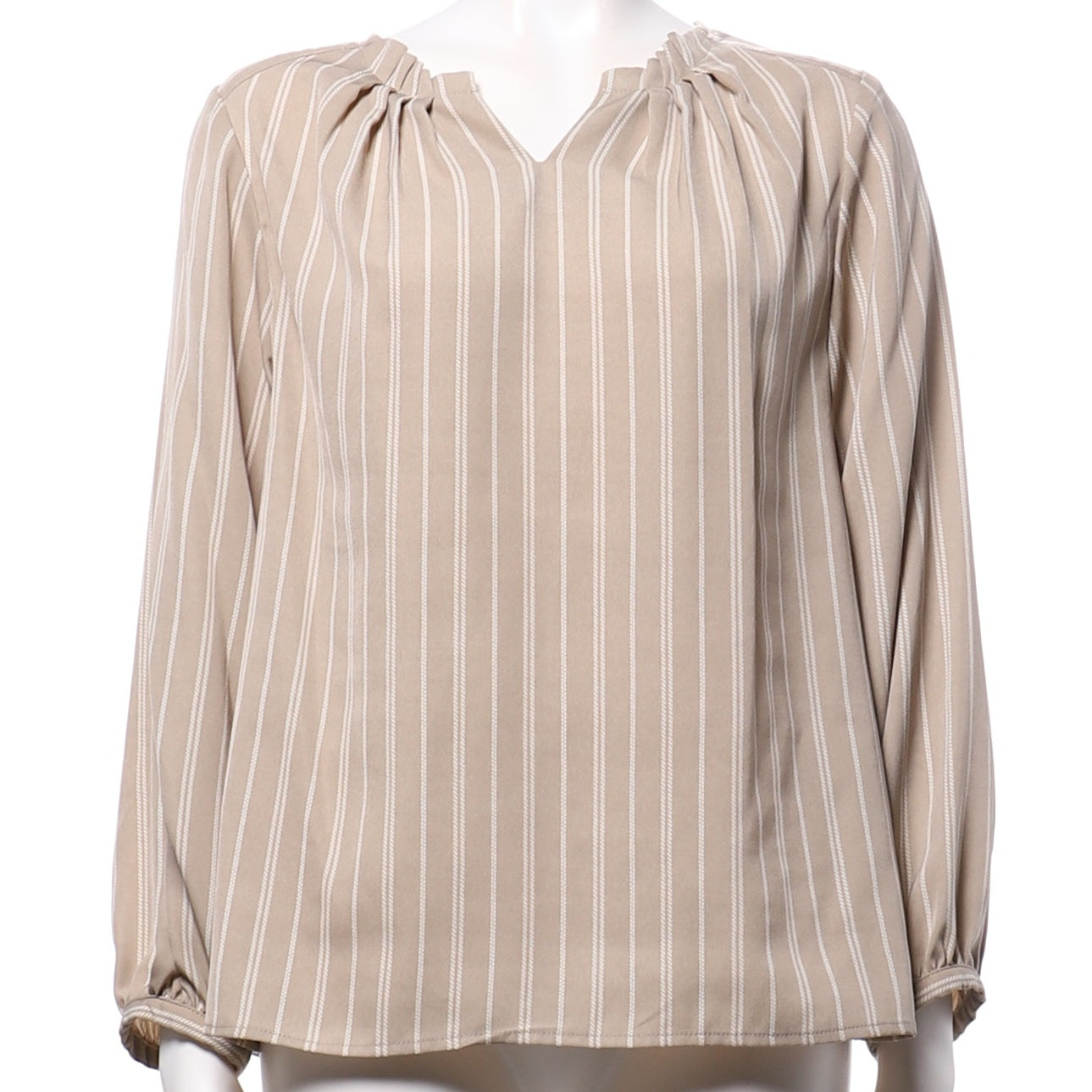 ポリギャザーデザインブラウス