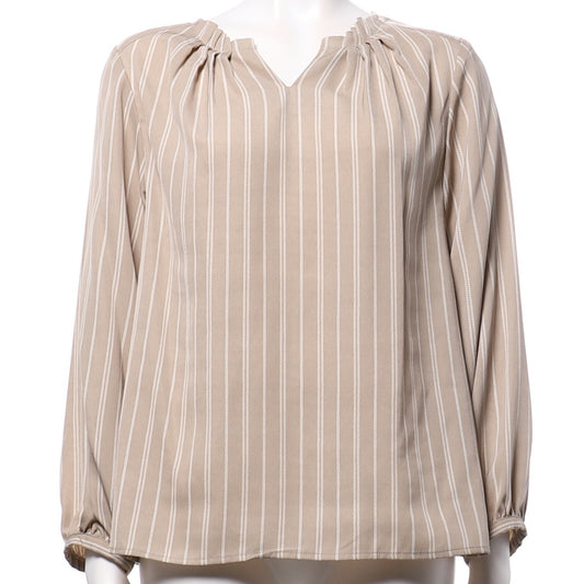 ポリギャザーデザインブラウス