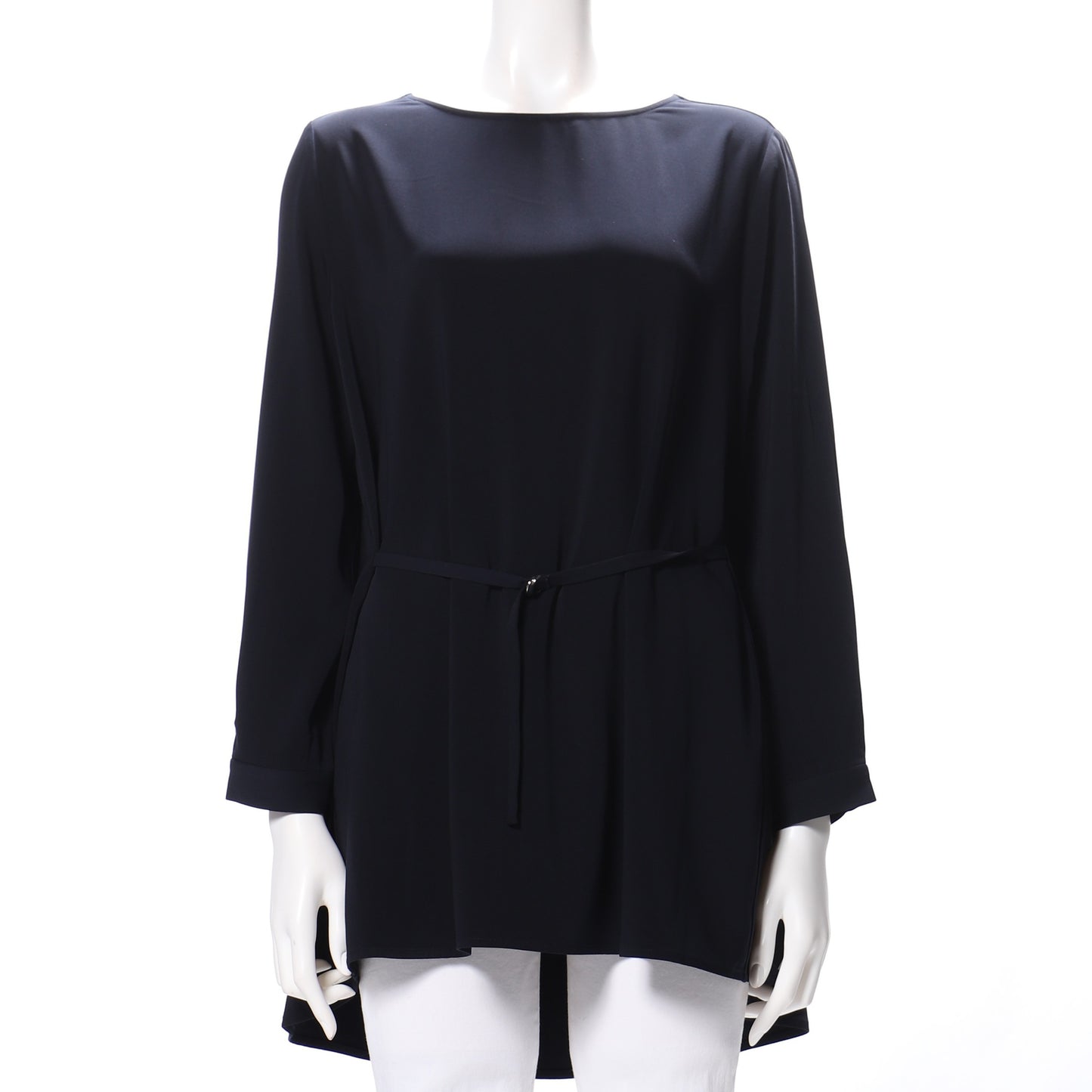 フロントDカンベルトデザインゆったりブラウス