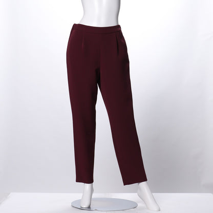 ふっくらダブルクロステーパードパンツ