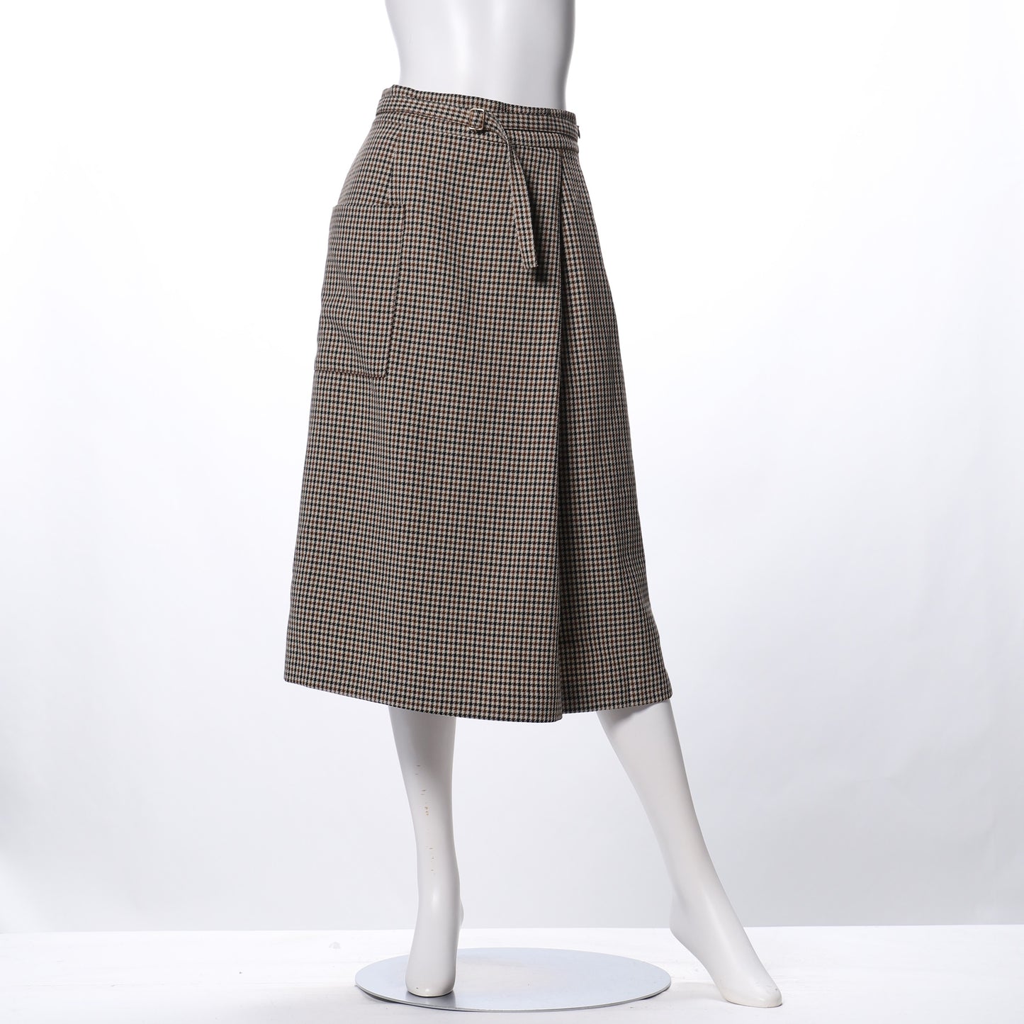 脇ポケットラップ風スカート